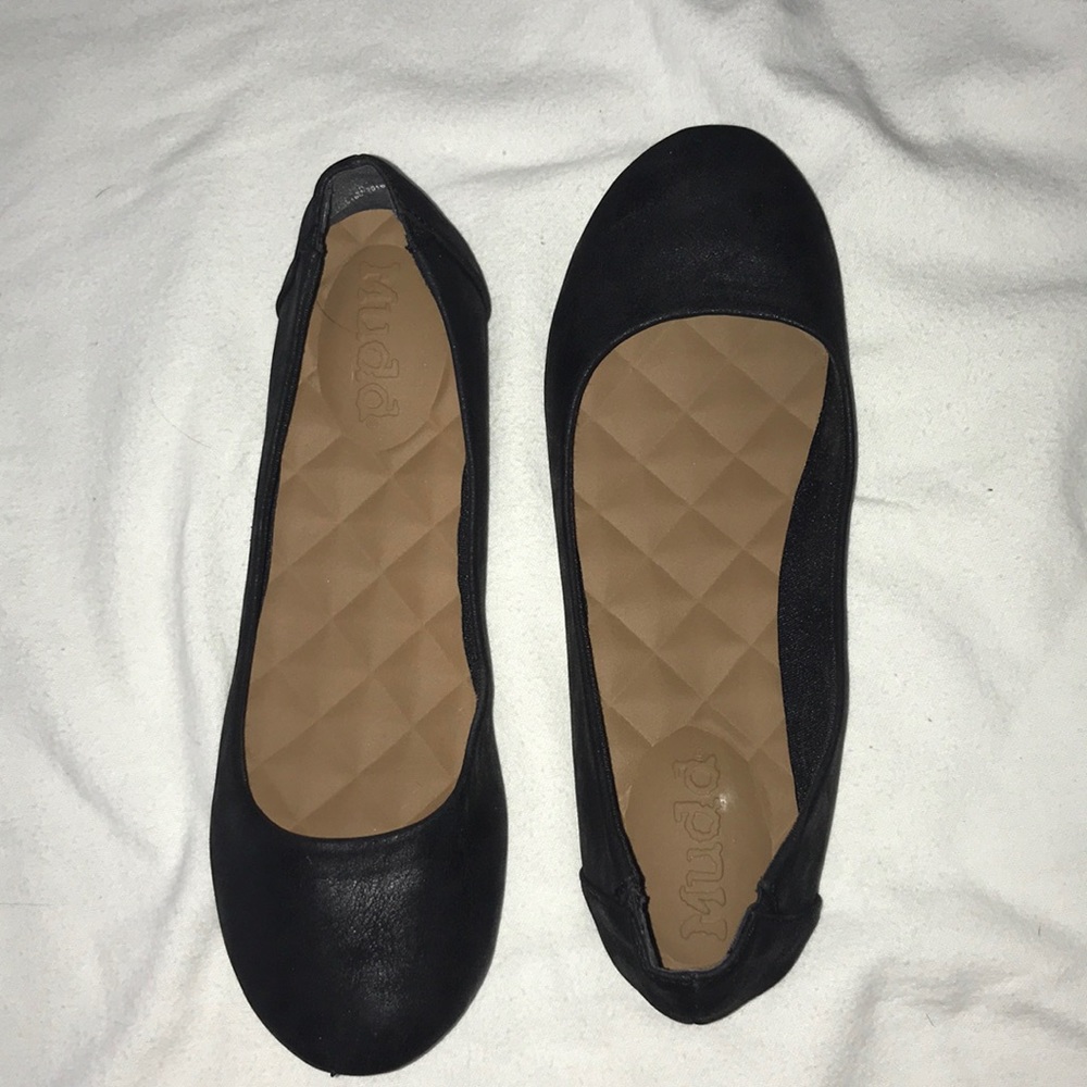 Black slip on shoes